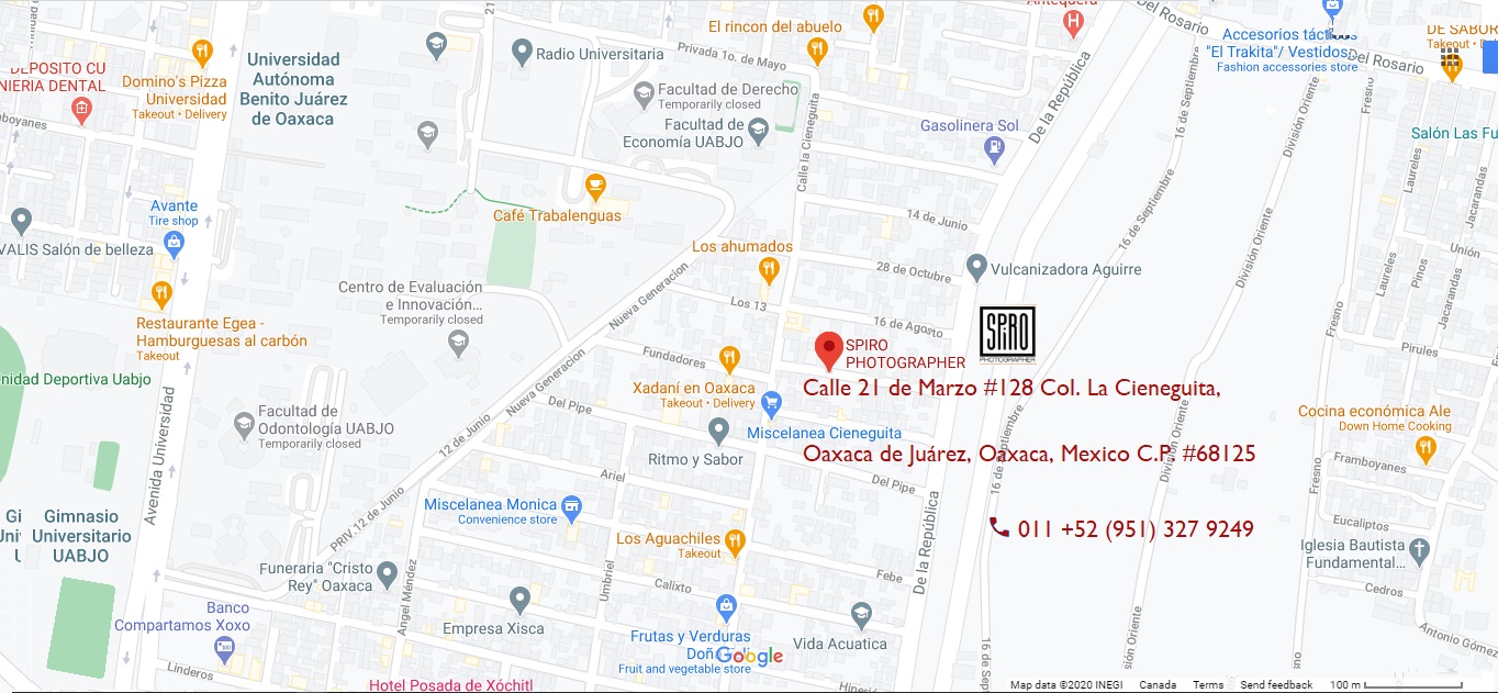 Oaxaca Map La Cieneguita