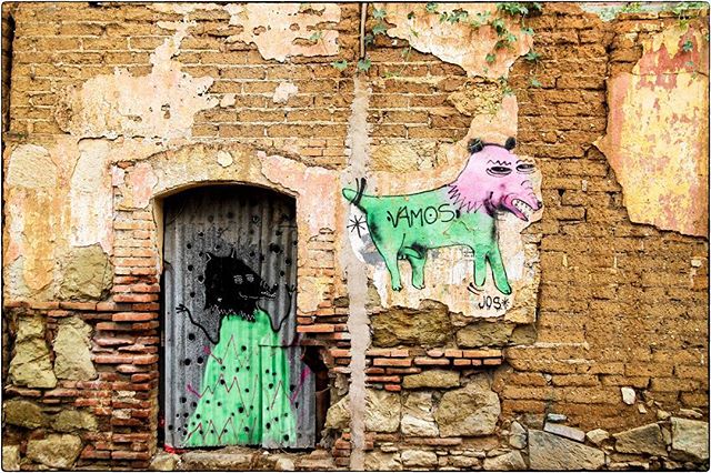 OAXACA CITY, MEXICO
Abandoned to the artists.
VAMOS! 
#oaxaca #mexico #oaxacamexico #colour #city #architecture #graphic #art #design #adobe #dog #vamos #reclaimedbyart #doorway #spiro #spiro_photographer #spirophotographer